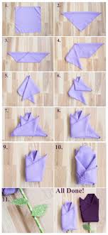 Comment apporter un coup de punch à la déco de table? 1001 Idees Creatives Pour Faire Un Pliage De Serviette Pour Paques