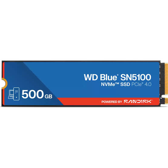 WD 500GB Blue SN5100 SSD m.2 NVMe WDS500G5B0E