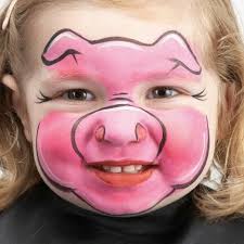 Pin By שירה חפץ On Schminken Pig Face Paint Animal Face Paintings Face Painting Halloween