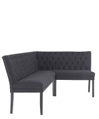 This dining seating upgrade is sure to impress with its birch frame, angular legs, and floating. Boho Co Home Upholstered Corner Dining Sofa Bench Linen