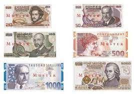 Austria official currency is euro since 1999/2002. Exchange Of Austrian Schillings Oesterreichische Nationalbank Oenb