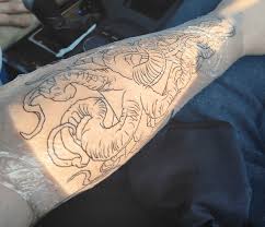 Another piece by James Eubank at Modern Age Tattoos, currently unfinished :  r/tattoo