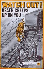 Transpress Nz British Railways Safety Poster 1950s Train Posters Safety Posters Railway Posters