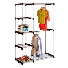 Richards flared double rolling garment rack sale $48.99. Honey Can Do Chrome Steel Double Clothes Rack 45 In W X 68 In H Wrd 02124 The Home Depot