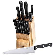 Stainless Steel Kitchen Knife Set Butcher Wooden Block Chef Kitchen Knifes 13 Pc Best Kitchen Knife Set Knife Set Kitchen Best Kitchen Knives