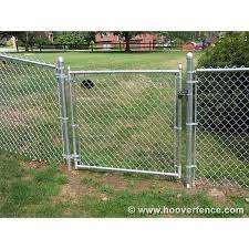 If so use some plumber's strap and fasten to back of sign, place on fence and fold over strap over the. Hoover Fence Residential Chain Link Fence Single Swing Gates 1 3 8 Galvanized Frame Hoover Fence Co