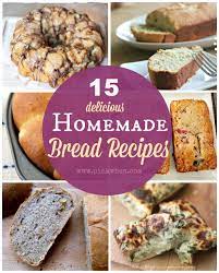 15 Delicious Homemade Bread Recipes Bread Recipes Homemade Homemade Bread Recipes