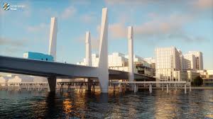 Former bridge in göteborg, sweden (en); Artstation Hisingsbron Bridge Gothenburg Sweden 8k Print 2016 Arvid Forsberg