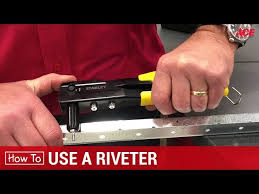 How To Use A Riveter Or Rivet Gun Ace Hardware Youtube