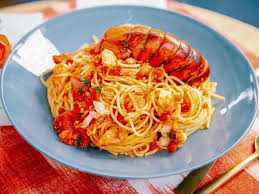 Spicy Lobster Pasta Recipe In 2020 Lobster Pasta Lobster Pasta Recipe Food Network Recipes
