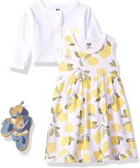 Product related with babyletto hudson 3 in. Girls Cotton Dress Cardigan And Shoe Set