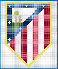 ¡entra ya y conoce los resultados, goles y próximos partidos de tu equipo de fútbol! Dibujo Gresite Escudo Atletico De Madrid Rp Pool