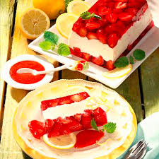 Pour over another layer of cream, cover with strawberries and finish with a layer of cream on top. Strawberry Yogurt Terrine Recipe Delicious