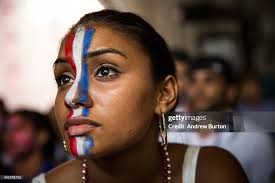 Madison Patel, of Princeton, NJ, watches the United States versus... News  Photo