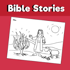 Download this free coloring page of moses and the burning bush from what's in the bible?. Moses And The Burning Bush Bible Coloring Pages 10 Minutes Of Quality Time
