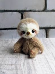 Little Sloth By Alina Priymak On Babysloth Sevimli Hayvan Yavrulari Yavru Tembel Hayvan Hayvan Bebekler