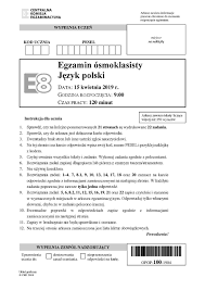 Egzamin Osmoklasisty 2019 Jezyk Polski Odpowiedzi Arkusze Cke I Sprawdz Zadania Z J Polskiego Rozwiazania 15 04 19 Glos Wielkopolski
