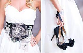 Black White Wedding Accessories Black White Wedding Dress Black White Wedding Black Bridal