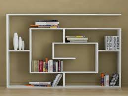 Desain kamar tidur mewah atau kamar minimalis bisa menggunakan rak yang sederhana ini. 15 Desain Rak Buku Minimalis Dinding Rumah Com