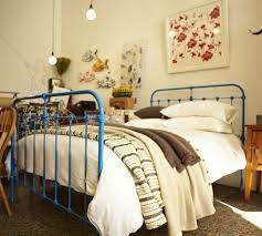 Painted Metal Beds Emily A Clark Iron Bed Painted Iron Beds Metal Beds