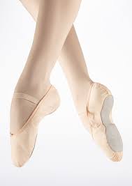 So Danca Full Sole Canvas Ballet Shoe In Pink