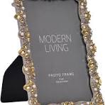 NIKKY HOME 4x6 Jeweled Vintage Picture Frame with High Definition Glass for  Table Top Desktop Display, Retro Decorative Pearl Photo Frame Pewter ...