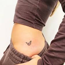 Small Butterfly Tattoo On Hip In 2020 Hip Tattoo Small Hip Tattoos Women Delicate Tattoos For Women