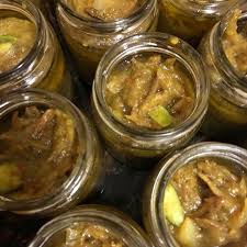 Tumiskan bawang besar dan bahan yang telah dikisar. Resepi Sambal Tempoyak Ikan Bilis Pahang Archives Serba Sedap