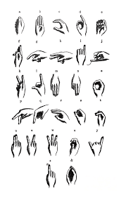 first century united states illustrations 1873 sign language chart alphabet illustration