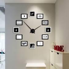 With our 40 bedroom wall decor ideas, you'll have plenty of inspiration to bring character and energy to your room. 12 Frame Photo Wall Clock Modern Nordic Style Living Room Home Decor Ebay