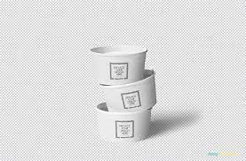 Download Free Yummy Ice Cream Cup Mockup On Behance