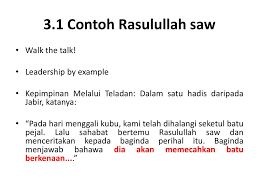 Ulang kaji t5 kepimpinan melalui teladan. Kepimpinan Dalam Islam Ppt Download