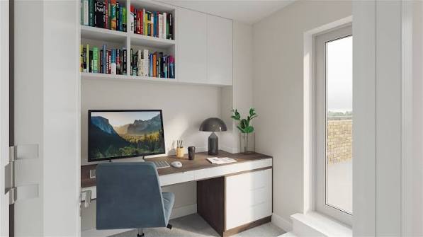 Minimal home office