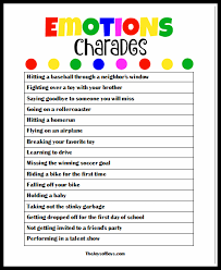 Charades is the perfect party game. Emotions Charades With Inside Out The Joys Of Boys