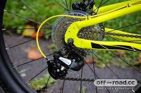 The merida house brand tires have a gnarly tread, sure to offer some bite on the trail; Merida Matts J 24 Children S Bike Review Off Road Cc