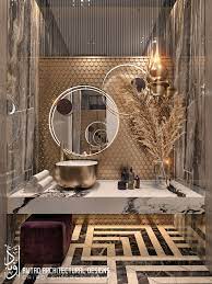 The international practice of design emporium, including contemporary and classic styles, breathes life into your home through beautiful form and function. Luxurious Guest Toilet On Behance Bathroom Design Decor Bathroom Interior Design Bathroom Decor Luxury