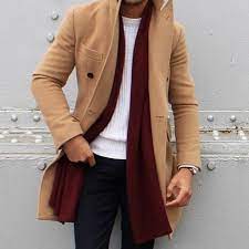 Camel caban cliquez pour acheter à prix abordable! Sinewi Genereuse Grue Manteau Homme Brun Lespeillasses Com