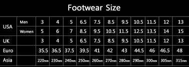 Converse Shoe Size Chart Shoes For Men Online