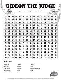 Other versions of the bible may s. Judges 6 Gideon And The Fleece Bible Word Search Puzzles Sharefaith Kids