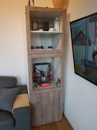 Mk3 Larger Ikea Enclosure 3dprinting Printer Cabinet Printer Storage 3d Printer Enclosure