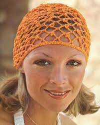 Pdf 7404 1970s Crochet Hair Net Vintage Pattern Womens Crochet Patterns Vintage Crochet Crochet Turban