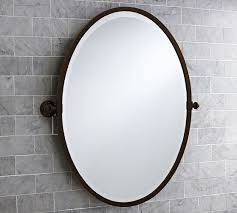 Shop for bronze oval mirror online at target. Kensington Pivot Oval Wall Mirror Pottery Barn