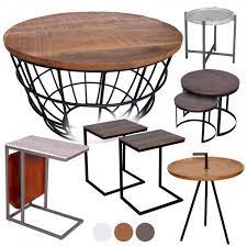 Check out our couchtisch eckig selection for the very best in unique or custom, handmade pieces from our coffee & end tables shops. Couchtisch Beistelltisch Massivholz Wohnzimmer Tisch Metallgestell Rund Oder Eckig Viele Modelle Mvg