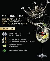 Something New From Martini The Martini Royale Martini Bianco Rezept Essen Und Trinken Getranke