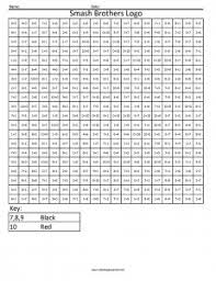 Course super smash brothers coloring pages deartamaqua intended. Super Smash Brothers Basic Addition Coloring Squared