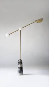 Brass Balance Floor Lamp Square In Circle In 2020 Floor Lamp Lamp Modern Floor Lamps