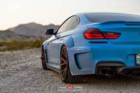 Part 1 Yas Marina Blue Bmw F12 650i By Prior Design Widebody Project Car On Vossen Wheels Bmw Vossen Bmw Convertible