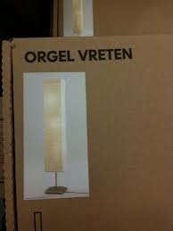 4.0 out of 5 stars 293 ratings. Ikea Orgel Vreten Designer Floor Lamp Paper Steel Silver Free Standing On Popscreen