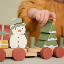 Little Dutch Blokkentrein Kerst kopen? - Meervoorkinderen.nl