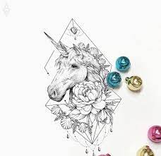 1001 Ideas On How To Draw A Unicorn Easy Tutorials Unicorn Drawing Unicorn Sketch Cute Paintings